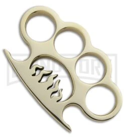American Made Knuckles Polished Brass Inferno Knuckle Weight