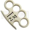 American Made Knuckles Polished Brass Lucky 13 Knuckle Weight -Kershaw Store amk lucky 13 large