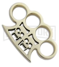 American Made Knuckles Polished Brass Slayer Knuckle Weight