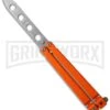 Bear OPS Bear Song II Orange Balisong Butterfly Knife - Satin Plain -Kershaw Store bear ops b 201 or4 p 35005 cm 2 large