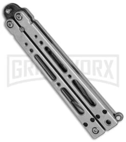 Bear OPS Bear Song IV Balisong Butterfly Knife - Damascus Plain 7 Bear OPS Bear Song IV Balisong Butterfly Knife - Damascus Plain -Kershaw Store bear ops b 400 ld 36003 side cm large