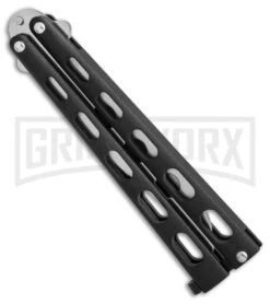 Bear & Son 114 & 114TR Black Butterfly Knife 2-Pack -Kershaw Store bear son 2 pack butterfly special black 114 114TR BHQ 50066 er trainer spine large
