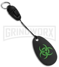 Biohazard Hero's Edge Skull Zombie Throwing Knife Set (Set Of 3) A8011-3SK 9 Biohazard Hero's Edge Skull Zombie Throwing Knife Set (Set Of 3) A8011-3SK -Kershaw Store bladeplay biohazard keychain black green large