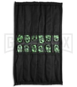 Skull Thrower 12 Knife Set Green Fixed Blade Knife - Green Plain 8 Skull Thrower 12 Knife Set Green Fixed Blade Knife - Green Plain -Kershaw Store bladeplay skull thrower 12pc set 211343 sheath open large
