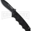 Boker Plus Reality-Based Black Automatic Knife - Black Plain 1 Boker Plus Reality-Based Black Automatic Knife - Black Plain -Kershaw Store boker 01bo055 large