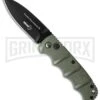 Boker Kalashnikov Dagger OD Green Automatic Knife - Black Plain -Kershaw Store boker kalashnikov 01kals bhq1 cm large