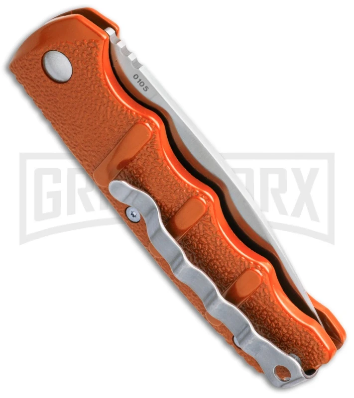 Boker Kalashnikov Orange Automatic Knife - Satin Plain 4 Boker Kalashnikov Orange Automatic Knife - Satin Plain - Image 2