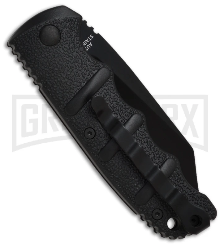 Boker Kalashnikov Black Automatic Knife - Wharncliffe Black Plain 4 Boker Kalashnikov Black Automatic Knife - Wharncliffe Black Plain - Image 2