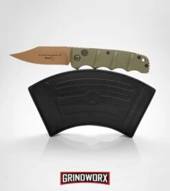 Boker Kalashnikov Desert Warrior Bowie Automatic Knife - Copper Plain 12 Boker Kalashnikov Desert Warrior Bowie Automatic Knife - Copper Plain -Kershaw Store boker kalashnikov desert warrior bowie BHQ 17106 box dl 2 large