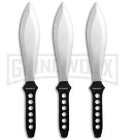 Boker Magnum Profi I Throwing Knife Set Fixed Blade Knife - Satin Plain