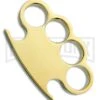 American Made Knuckles Polished Brass SOLID 2 -Kershaw Store brass knuckles solid 2 2 large
