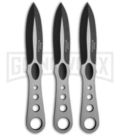 Hallmark Bad Blood Triple Throwing Knife Set (4.5" Plain) BB0115
