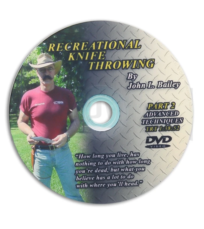 John Bailey Recreational Knife Throwing: Advanced Techniques DVD Part 2 3 John Bailey Recreational Knife Throwing: Advanced Techniques DVD Part 2