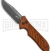 Kershaw Emerson Launch 5 Earth Brown Automatic Knife - Blackwash Plain -Kershaw Store kershaw emerson launch 5 FDE brown blackwash 7600EBBW BHQ 37823 jr large