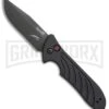 Kershaw Emerson Launch 5 Black Automatic Knife - Black Plain -Kershaw Store kershaw emerson launch 5 black 7600BLK BHQ 49649 er large