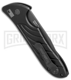 Kershaw Emerson Launch 5 Black Automatic Knife - Black Plain -Kershaw Store kershaw emerson launch 5 black 7600BLK BHQ 49649 er side large