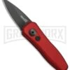 Kershaw Launch 4 Red Automatic Knife CA Legal - Black Plain 4TH18 -Kershaw Store kershaw launch 4 red 7500RDBLK BHQ 37822 er large