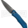 Kershaw Launch 6 Blue Automatic Knife - Black Plain -Kershaw Store kershaw launch 6 blue 7800BLUBLK BHQ 37862 er large