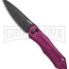 Kershaw Launch 6 Purple Automatic Knife - Black Plain -Kershaw Store kershaw launch 6 purple ker7800purblk BHQ 37458 er large