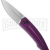 Kershaw Launch 2 Purple Aluminum Automatic Knife - Stonewash Plain 2 Kershaw Launch 2 Purple Aluminum Automatic Knife - Stonewash Plain -Kershaw Store kershaw launch auto 2 sw purple cm large