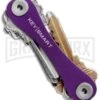 KeySmart Purple Aluminum Compact Key Holder Keychain