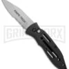 Knife-Tech Black Automatic Knife - Bead Blast Serr