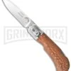 8" Russian Fish Leverlock Lockback Knife - Satin Plain -Kershaw Store leverlock wood russian fish lockback cm large