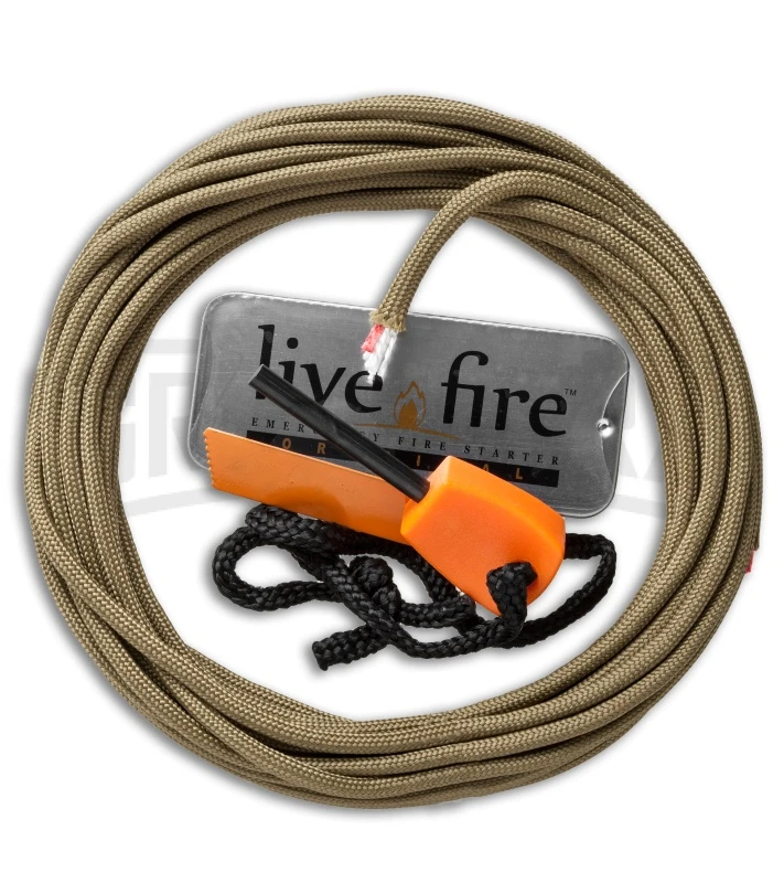 Live Fire Gear Ring-O-Fire Firestarter & Firecord 3 Live Fire Gear Ring-O-Fire Firestarter & Firecord