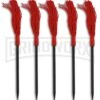 Ninja Throwing Spike Set Of 5 W/ Red Tassels -Kershaw Store ninja spike set g 304 5r large