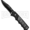 Orpheus Black Automatic Knife - Black Serr -Kershaw Store orpheus black auto black GA623BKD BP 6720 er large