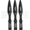 Perfect Point Black Spider Throwing Dagger (Set Of 3) PP-598-3BSP -Kershaw Store perfect point pp 598 3bsp black spider throwing dagger 3 set large