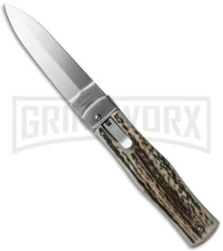 Mikov 241 Predator Stag Automatic Lever Lock Knife
