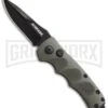 Schrade Mini Extreme Survival OD Green Automatic Knife - Black Plain -Kershaw Store schrade extreme survival od green spear sc60mod large