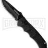 Schrade Extreme Survival SC60BS Automatic Knife - Black Serr -Kershaw Store schrade sc60bs cm large