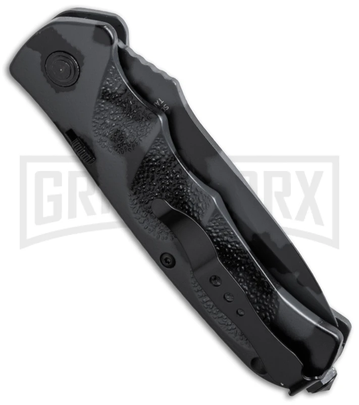 Schrade Extreme Survival SC60CS Urban Camo Automatic Knife - Drop Point Serr 5 Schrade Extreme Survival SC60CS Urban Camo Automatic Knife - Drop Point Serr - Image 3