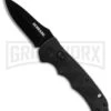 Schrade Mini Extreme Survival Black Automatic Knife - Black Plain -Kershaw Store schrade sc60mb mini spear point black large