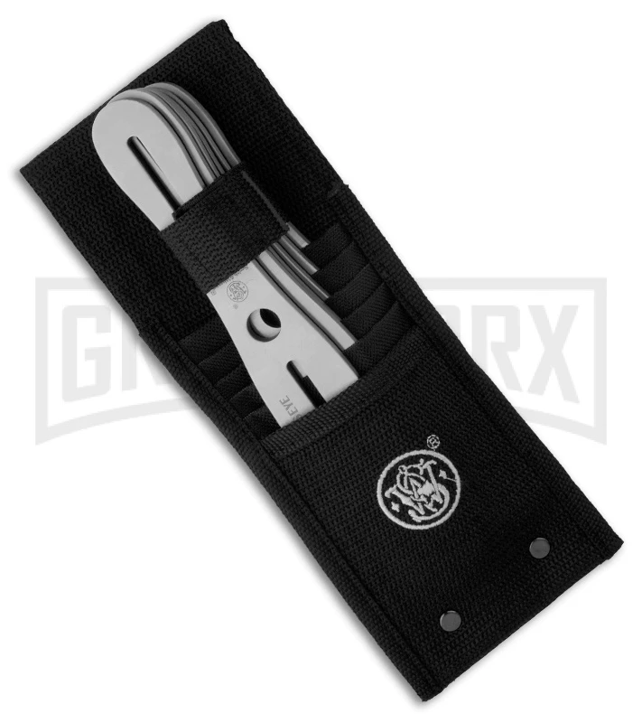 Smith & Wesson Bullseye SWTK8CP 8" Throwing Knives (Set Of 6) 5 Smith & Wesson Bullseye SWTK8CP 8" Throwing Knives (Set Of 6) - Image 3