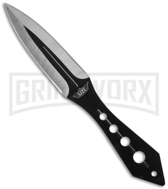 UZI TZP Black Dagger Throwing Knives - Set Of 2 4 UZI TZP Black Dagger Throwing Knives - Set Of 2 - Image 2