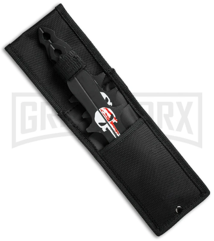Master Cutlery Z-Hunter Evil Skull Throwing Knives - Set Of 3 7 Master Cutlery Z-Hunter Evil Skull Throwing Knives - Set Of 3 - Image 5