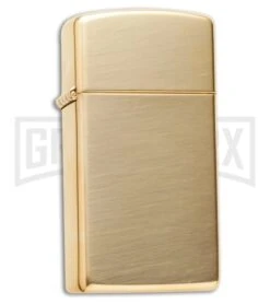 Zippo Lighter Slim - High Polish Brass