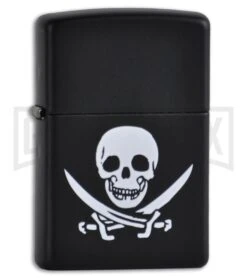Zippo Lighter - Jolly Roger Skull - 218