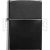 Zippo Lighter Ebony - Polished Black -Kershaw Store zippo 24756 ebony jm large