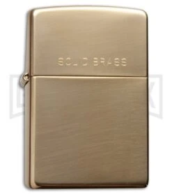 Zippo Lighter High Polish Brass