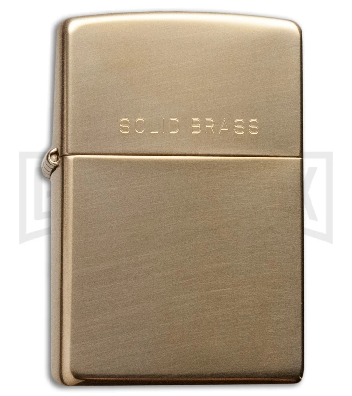 Zippo Lighter High Polish Brass 3 Zippo Lighter High Polish Brass
