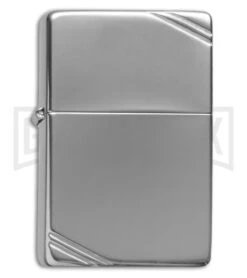 Zippo Lighter Vintage Series 1937 W/ Slashes - High Polish Chrome