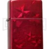 Zippo Lighter Iced Stars - Candy Apple Red 2 Zippo Lighter Iced Stars - Candy Apple Red -Kershaw Store zippo 28339 iced stars red jm large