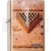 Zippo Lighter Bullets - Brushed Brass -Kershaw Store zippo 28674 bullets jm large