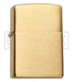 Zippo Lighter Regular Brushed Brass