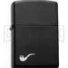 Zippo Lighter Pipe Lighter - Black Matte -Kershaw Store zippo lighter 218pl black matte pipe lit jm large