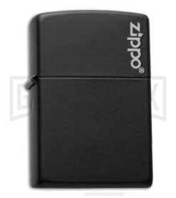 Zippo Lighter Black Matte W/ Zippo Logo
